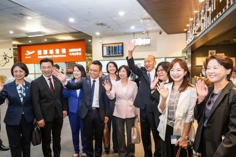 ▲立法院長韓國瑜率團訪問日本5天，國民黨立委王鴻薇也是訪團成員，卻遭質疑未到花蓮救災。（圖／立法院提供）