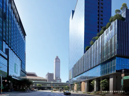 ▲【皇翔臺北廣場】頂級商辦對望台北雙星，成為國門特區耀眼國際名片。（圖／業者提供）