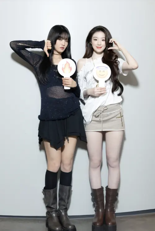 ▲MINNIE（左）、舒華（右）跨海獻聲，為《回魂計》獻唱主題曲。（圖／Netflix）