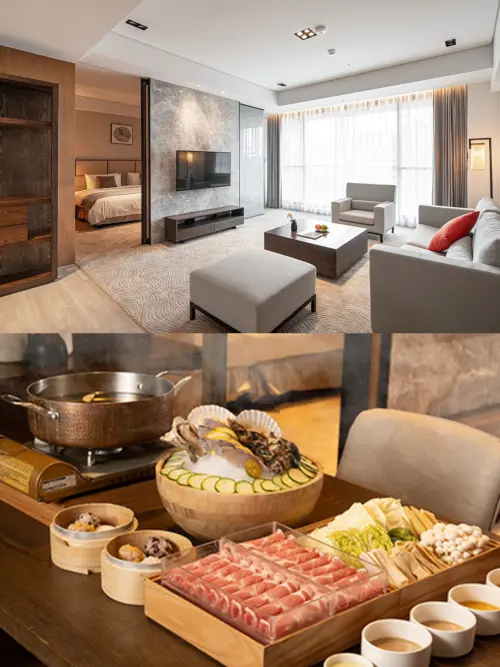 ▲蘊泉庄3.5小時泡湯專案，在專屬客房獨享黃金琥珀美人湯，搭配小蘊補火鍋4,599元起。（圖／蘊泉庄提供）