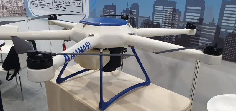 ▲波蘭成為台灣無人機最大買家。圖為計畫在波蘭設廠的其昜先進科技的無人機。（圖／其昜臉書粉專）