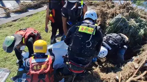 花蓮第15死！台中特搜隊懇求土地公幫忙　堤防旁尋獲中年男性遺體
