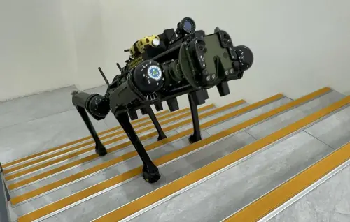 救災、偵測更安全即時！設備無人化與智慧化　首度導入偵檢機器犬
