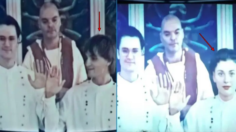 ▲一部澳洲電影因為涉及同性題材，在中國放映的版本疑似遭到「AI換臉」，引發議論。（圖／翻攝自衛報）