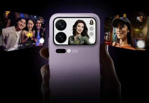 ▲雖然名字直接對標蘋果，但小米17 Pro辨識度相當高，在機背加入第二螢幕。（圖／翻攝官網）