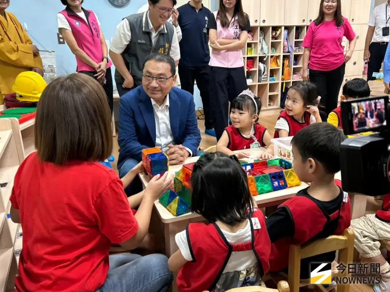    ▲新北市長侯友宜表示，最好的學習環境，就是給孩子最好的未來。（圖／記者林怡昕攝，2024.09.26）  
