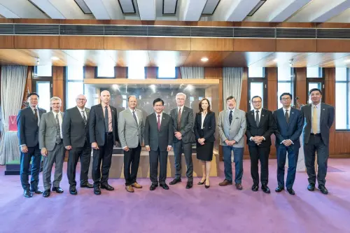 會晤加拿大國安事務訪問團　林佳龍期盼深化台加合作
