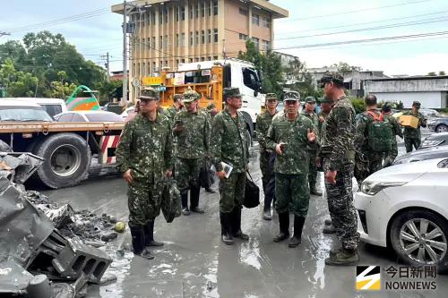 ▲花蓮光復鄉災情嚴重，陸軍總動員投入救援，用最大力量協助災民重建家園。（圖／記者莊全成攝，2025.09.26）