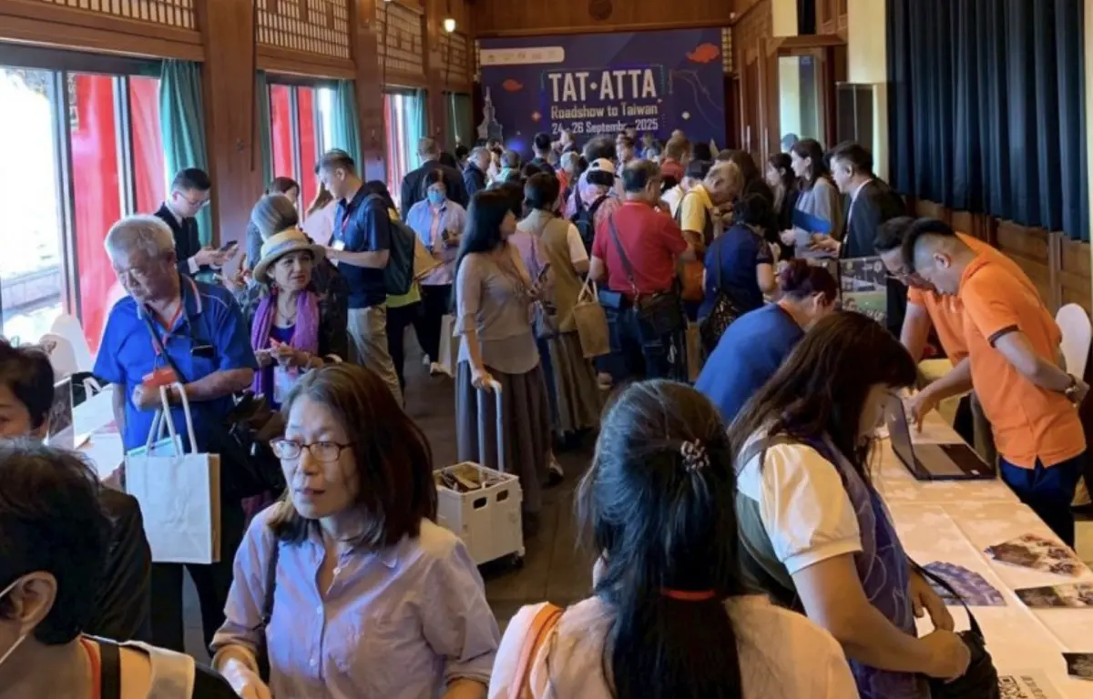 ▲泰國觀光局帶領47家泰國旅遊相關業者於9月25日在台北圓山飯店舉行旅遊交易會。（圖／泰觀局）
