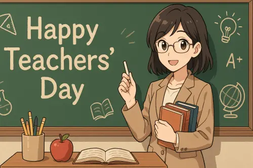 ▲2025「教師節快樂」賀卡圖案。（圖／家庭消費中心製）