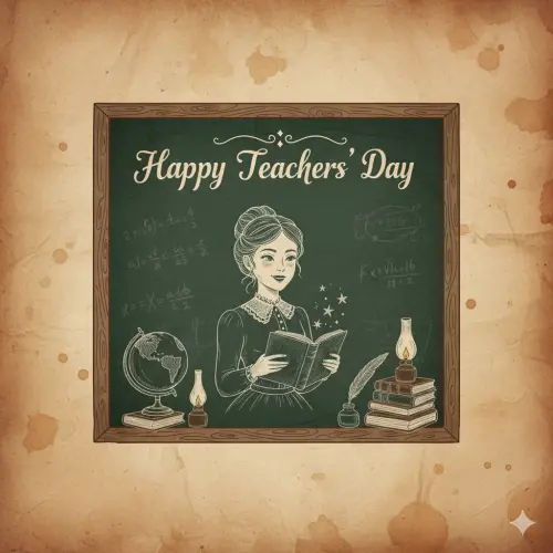 ▲2025「教師節快樂」賀卡圖案。（圖／家庭消費中心製）