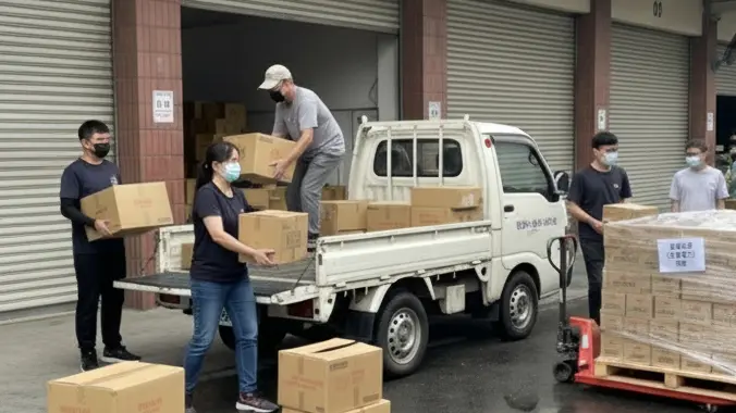 ▲星耀能源響應政府號召，緊急捐贈上百箱急缺物資，包括乾糧、營養品、成人紙尿褲、充電組、牙刷及襪子等，協助災區民眾度過艱難時刻。（圖／星耀能源提供）