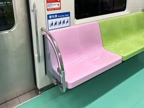 友善乘車再升級　中捷運優先席新面貌
