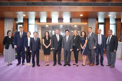 宴請美智庫訪團　林佳龍：台灣保衛國家主權決心堅定
