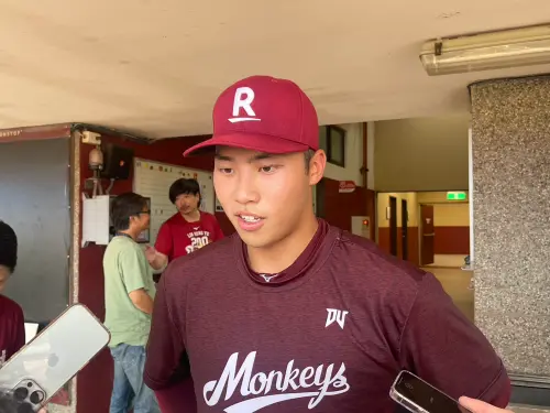 中職／「微笑男孩」許賀捷成桃猿奇兵！與兄弟關鍵戰先發：有嚇到
