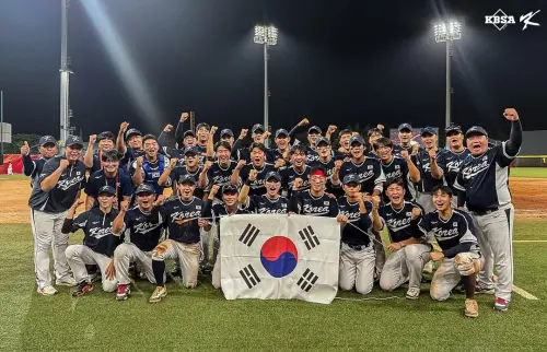 ▲韓國國家隊社群就像是奪冠一樣氣氛歡騰，連續發出多則貼文，都是韓國球員拿出太極旗國旗慶祝的畫面，可看出擊敗日本對他們來說意義重大。（圖／翻攝自kbsa_official）