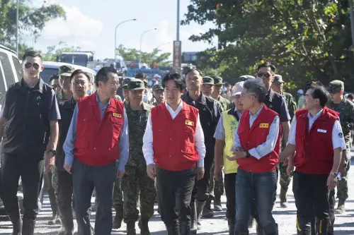 加派國軍災區馳援！賴清德：盼光復鄉在中秋前完成清淤
