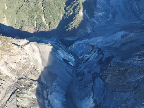 ▲馬太鞍溪上游堰塞湖空拍照。（圖／林保署花蓮分署）