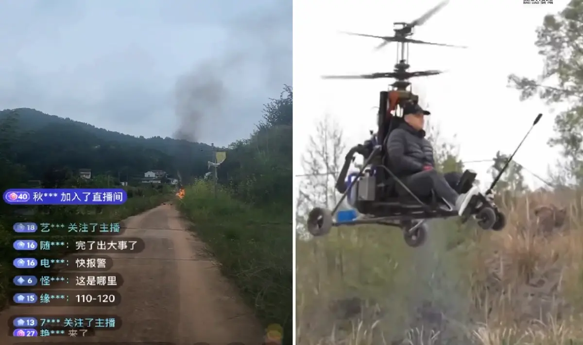網紅開飛機直播「墜機摔成火球」身亡！數千網友直擊全嚇壞