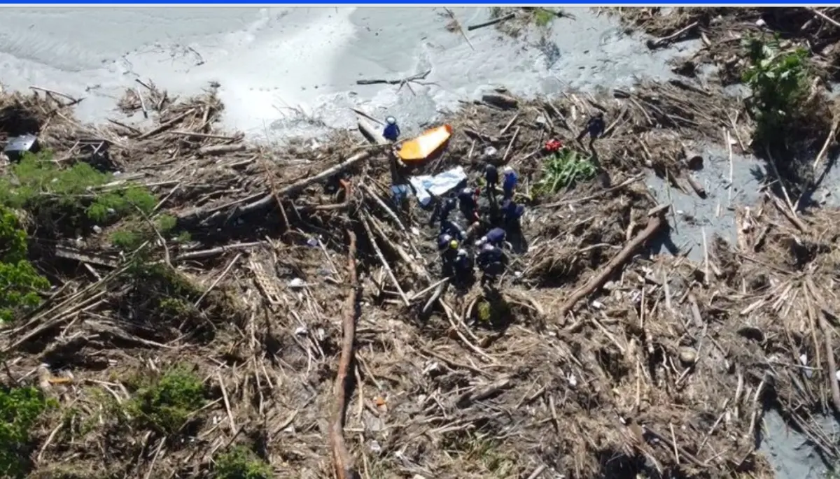 ▲中央災害應變中心公告，花蓮光復鄉死亡人數增加1人，已累計18人死亡。（圖／翻攝畫面）