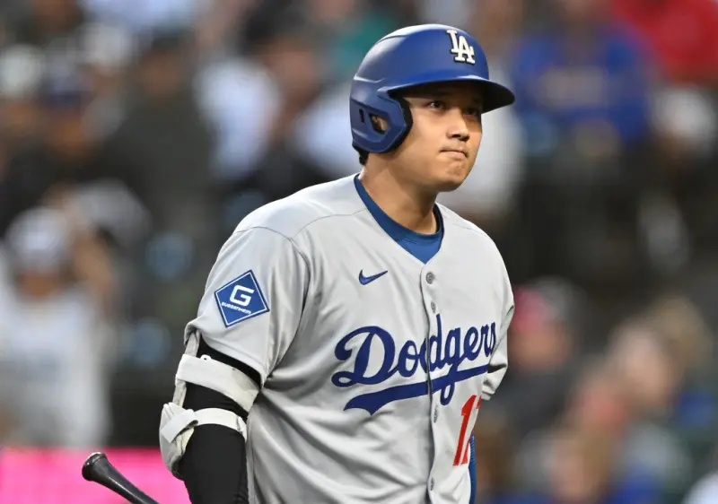 ▲洛杉磯道奇超級巨星大谷翔平，今日例行賽封關戰扛出單季第55轟，寫下生涯最佳紀錄，其中擔任第一棒打者揮出51轟，也被寫進大聯盟歷史，成為史上單季擔任第一棒揮出最多全壘打的打者。（圖／美聯社／達志影像）