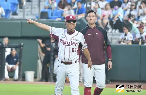 ▲樂天桃猿古久保健二表示，日本社會人的強，是建立於「單敗淘汰」的心態上。（圖／記者林柏年攝,2025.09.29）