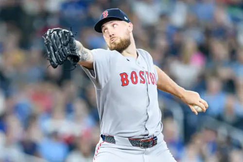 ▲紅襪的美聯三振王克羅謝（Garrett Crochet）。（圖／美聯社／達志影像）