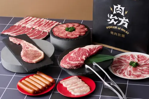 ▲王品旗下各品牌堆出外帶燒肉組合（示意圖／王品集團提供）