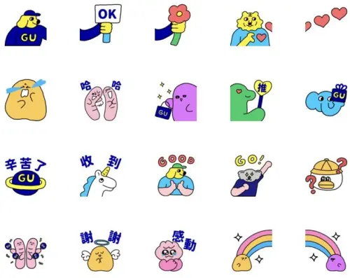 ▲LINE免費表情貼「聯邦小白表情貼 初登場!」。（圖／取自LINE）