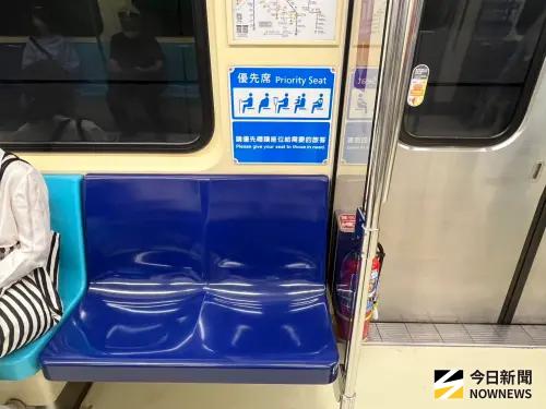 ▲▲台北捷運優先席。（圖／記者張乃文攝）