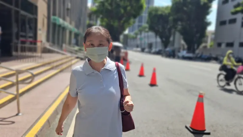    ▲「小兔」黃惠玟無法諒解高虹安把責任推給她和陳奐宇，還嗆高虹安欠4個幕僚一個道歉。（圖／記者劉松霖攝）  