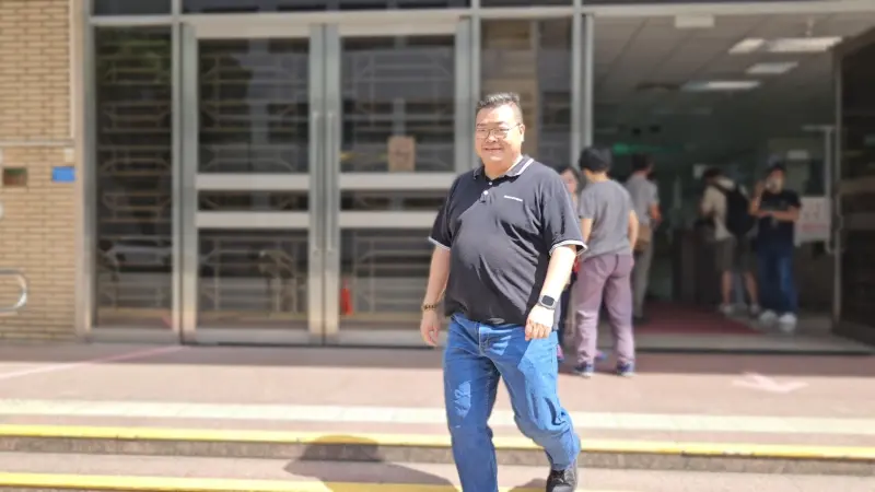    ▲陳昱愷曾擔任過高虹安的法務主任，是一審5名被告中唯一獲判無罪。（圖／記者劉松霖攝）  