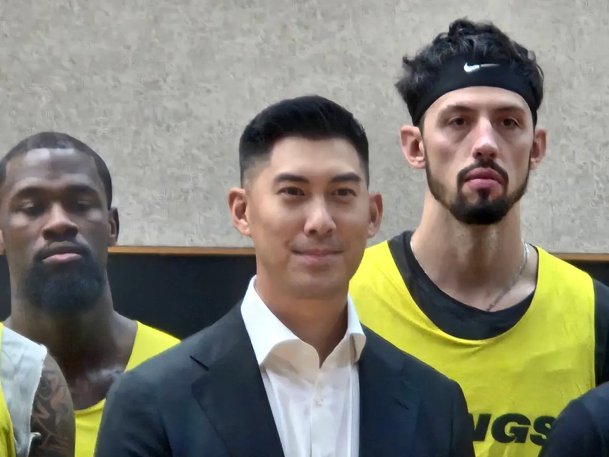 ▲新北國王總經理毛加恩受訪時透露，目前還未有計畫要幫林書豪辦引退賽或引退儀式，不過自己未來很期待能以不同方式和他合作。（圖／記者黃建霖攝）