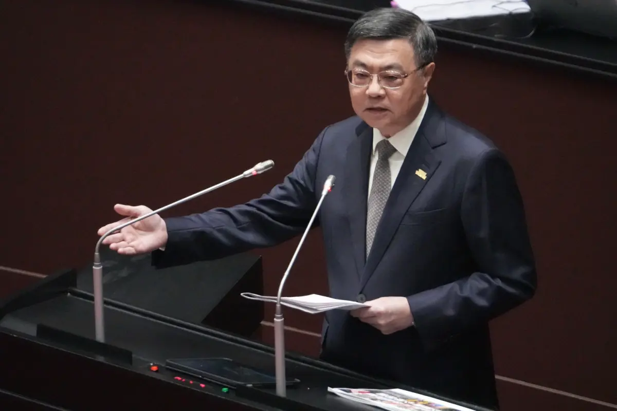 ▲卓榮泰施政報告拋出三項重建工作，包括產業佈局、災區復原與社會信任。（圖／記者朱永強攝）