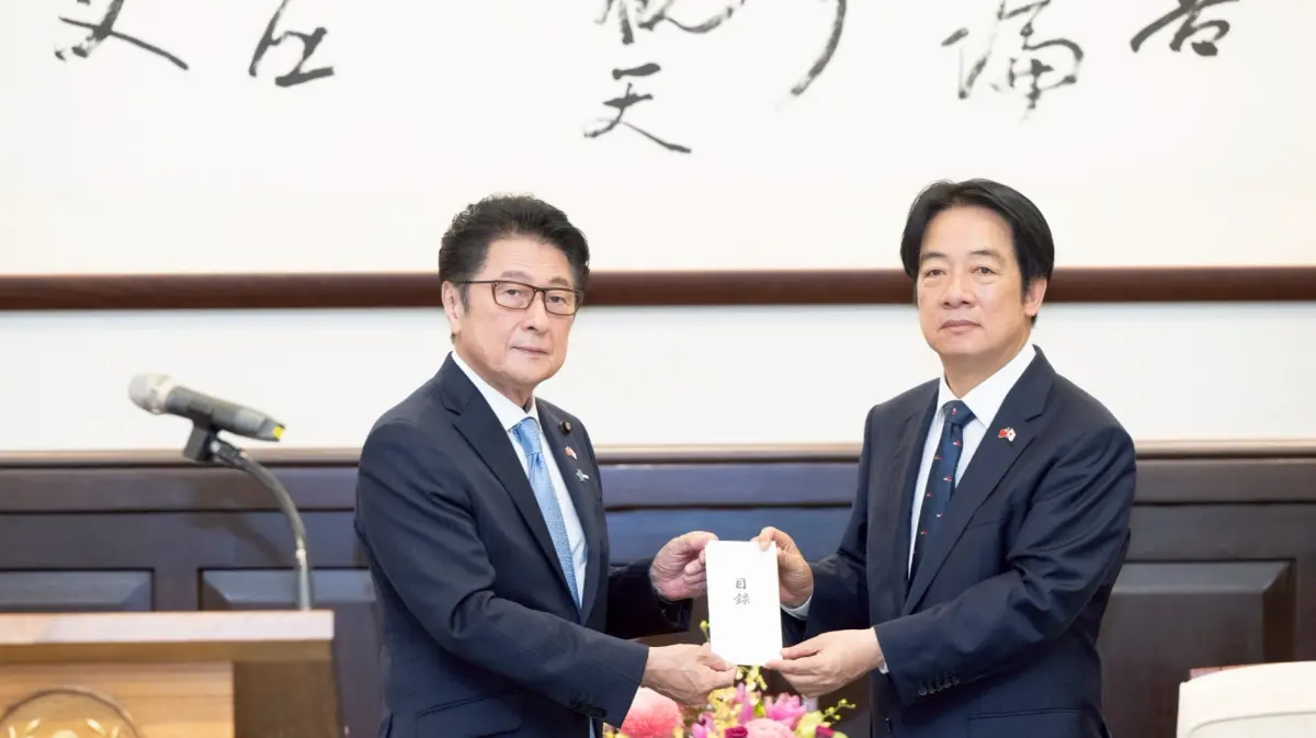 ▲賴清德今接見「日本參議院自民黨議員會長松山政司乙行」。（圖／總統府提供）