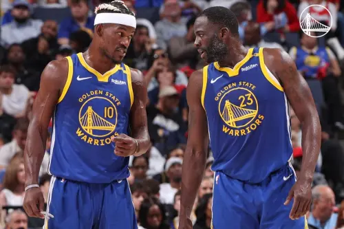 ▲Jimmy Butler和Draymond Green。（圖／取自Golden State Warriors X）