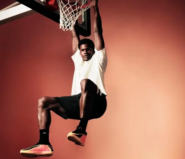 ▲愛德華茲（Anthony Edwards）的全新個人簽名戰靴「Anthony Edwards 2」正式亮相。（圖／Adidas提供）