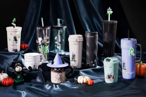 ▲星巴克萬聖節「歡迎光臨黑貓魔法咖啡館」系列杯款，價格280元～1980元。（圖／星巴克提供）