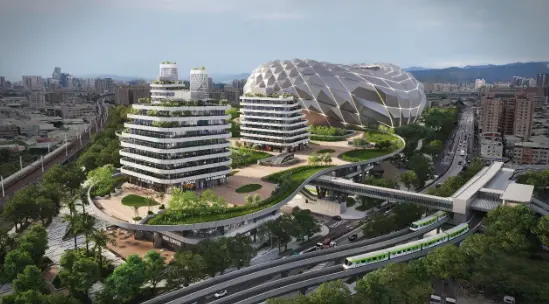 ▲樹林巨蛋模擬示意圖。（圖／新北市政府提供）