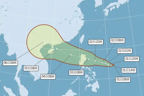 熱帶低壓今早出現！「麥德姆颱風」24小時內生成　最新路徑出爐
