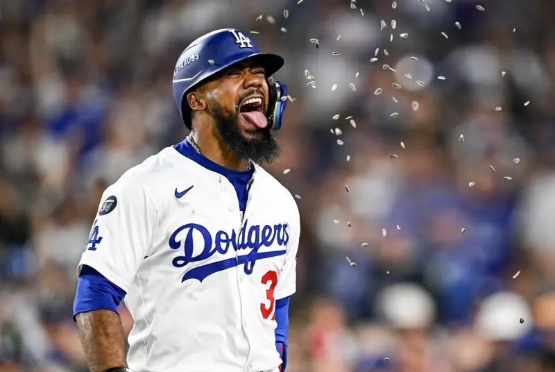 ▲大谷翔平轟出雙響砲，幫助球隊打下8分領先的大好局面，赫南德茲（Teoscar Hernández）和艾德曼（Tommy Edman）也接力開轟。（圖／取自洛杉磯道奇X）