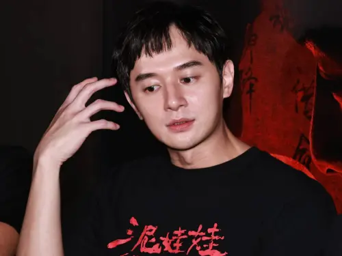 ▲張軒睿演驅魔道長，越演越感興趣。（圖／記者吳翊緁攝）