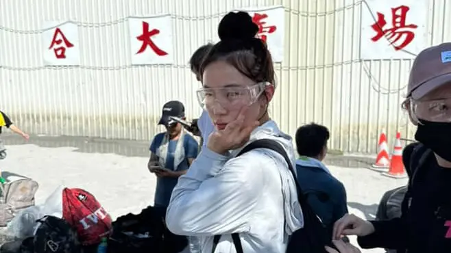 ▲韓籍啦啦隊女神李多慧今（1）日現身花蓮光復鄉救災，繼先前捐出30萬元後更親力協助發放物資，感性告白「台灣就是我的家」，感動災民與粉絲被不少人大讚：「真正的女神！」（圖／李多慧經紀人提供）