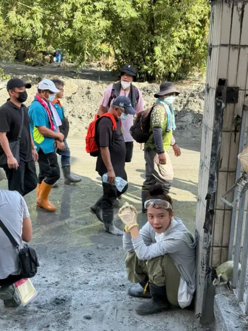 ▲李多慧今日一早就出發花蓮協助救災。（圖／李多慧經紀人提供）