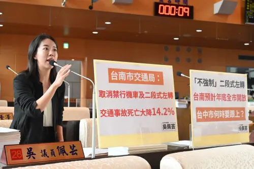 台中機車二段式左轉　議員促彈性取消
