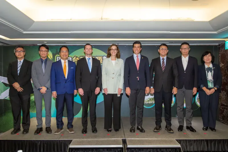 ▲由美國在台協會與美國穀物暨生質產品協會共同主辦的「邁向台灣能源韌性－生質酒精新契機」論壇。(圖/業者提供)