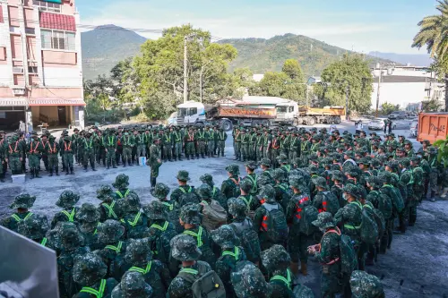▲國軍部隊持續進行災區復原任務。（圖／第二作戰區提供）