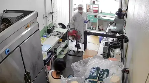 ▲南投一名比丘尼化緣遭拒，沒想到她竟嗆早餐店闆娘：「大聲什麼？我老人家！」遭對方轟出門外。（圖／翻攝爆料公社）