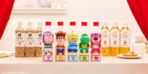 ▲迪士尼皮克斯《玩具總動員》邁入30週年，7-11獨家開賣KIRIN「午後の紅茶」瓶中娃娃組。（圖／官方提供）