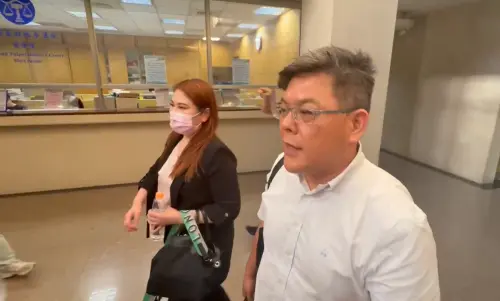 ▲薛楷莉受訪表示「請對方不要再拖時間，司法會還我清白」，還爆料邱姓前男友家暴。（圖／翻攝畫面）